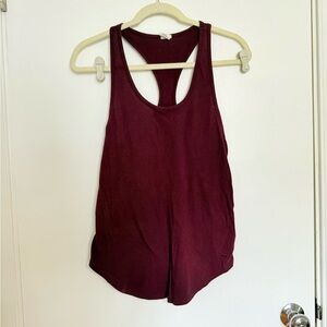 Women's Burgundy Tank Top